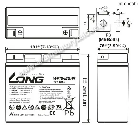 Long WP18-12SHR